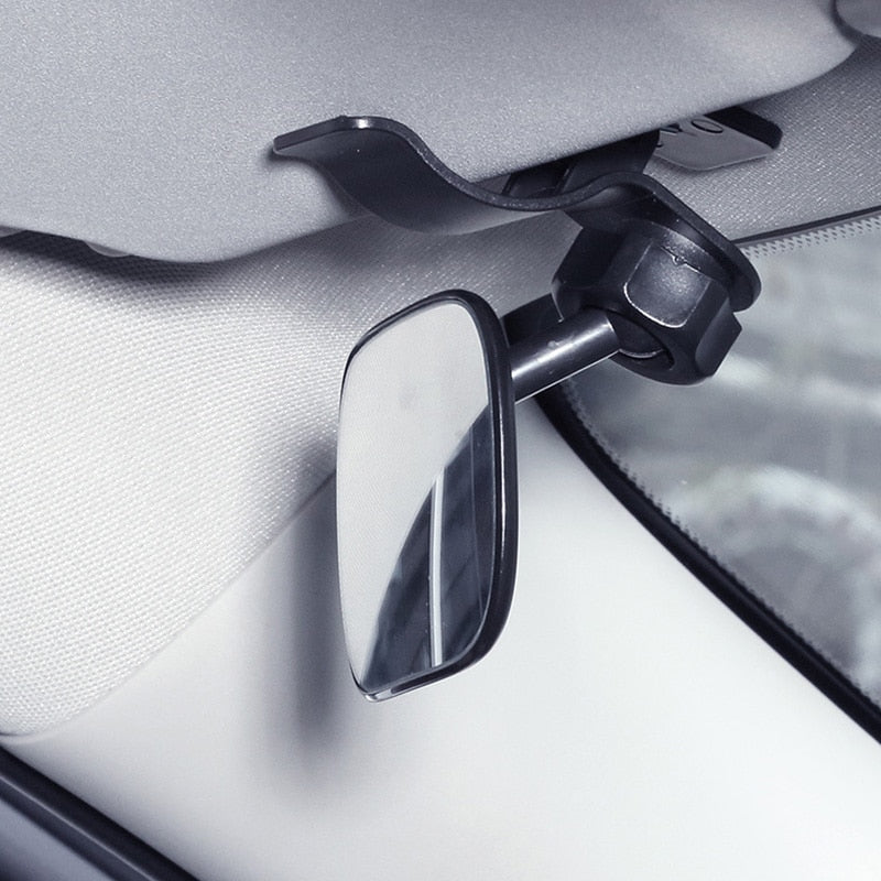 Car Clips-On Adjustable Rearview Mirror