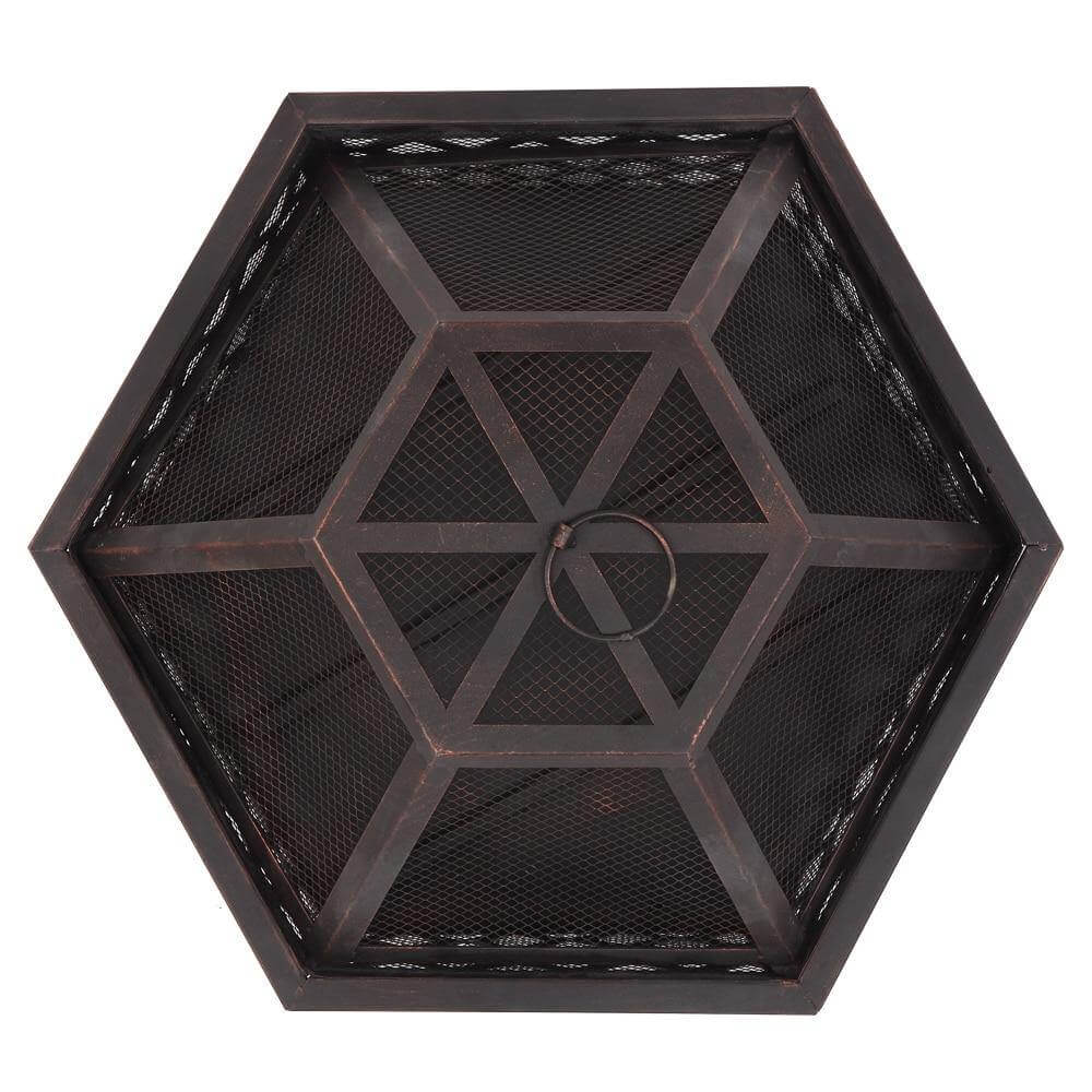 Geometric Garden Fire Pit Stove