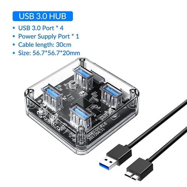Multi-Port Transparent High Speed USB Splitter