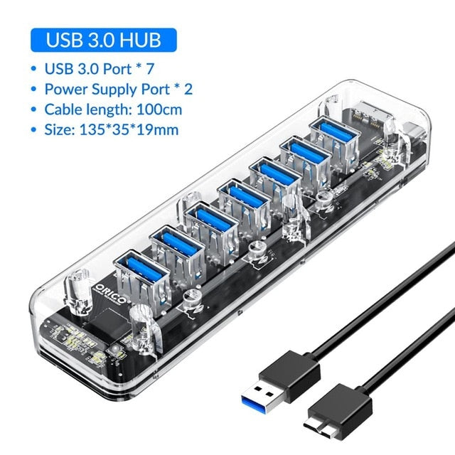 Multi-Port Transparent High Speed USB Splitter