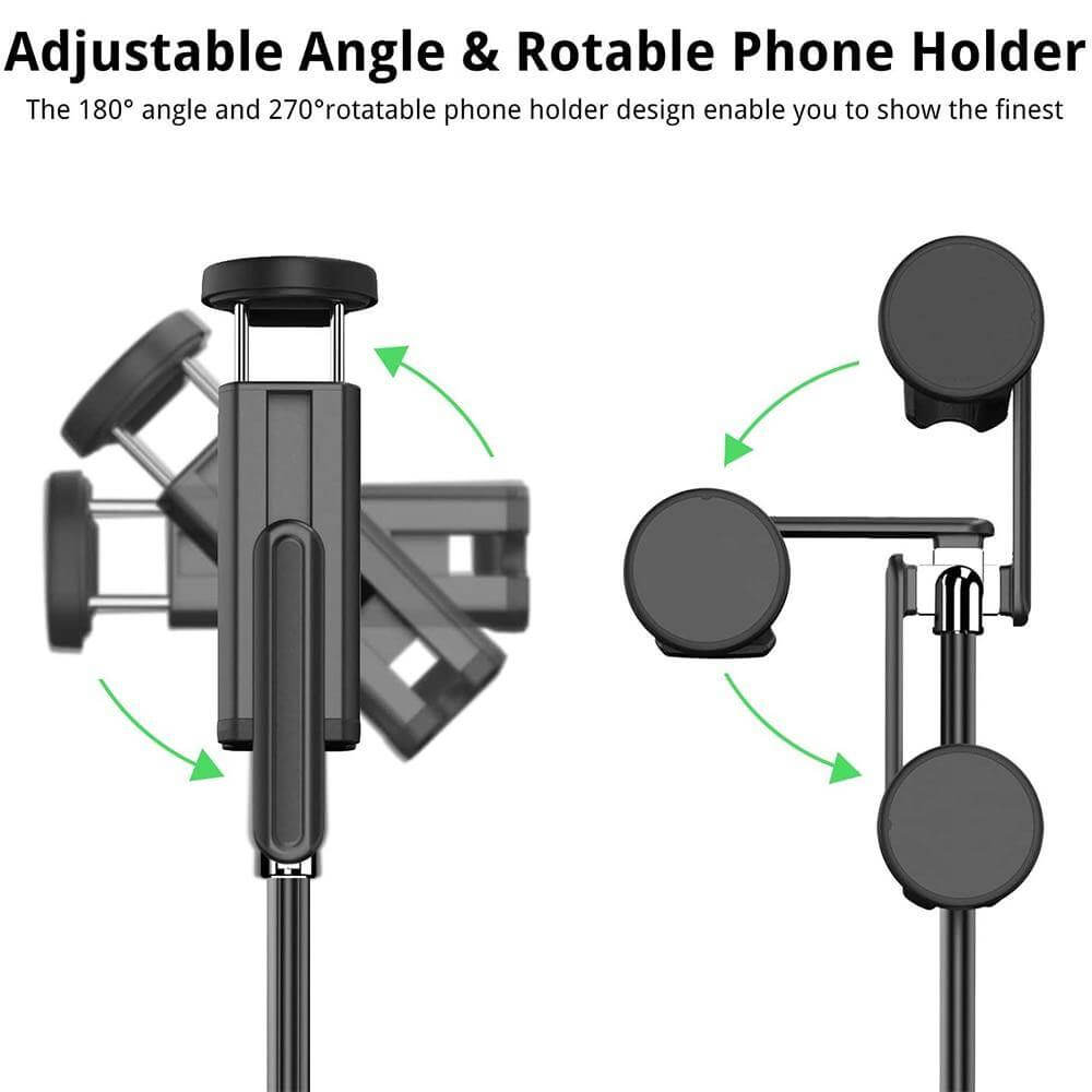 Portable Adjustable Intelligent Selfie Stick Tripod