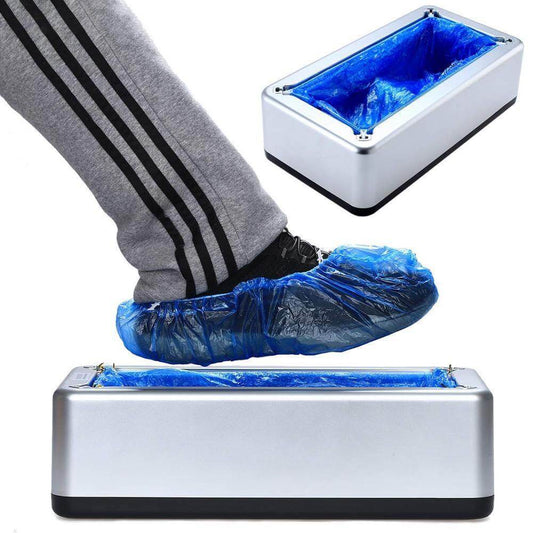 Portable Hand-Free Disposable Shoe Cover Box