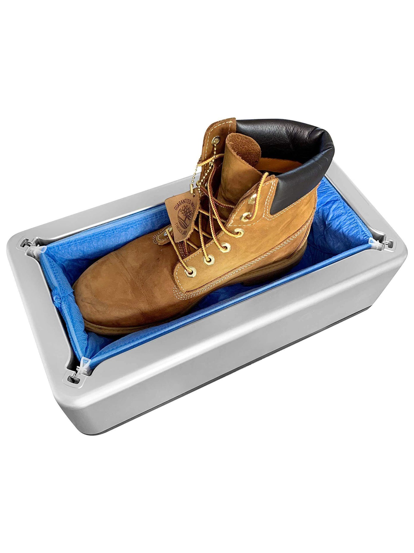 Portable Hand-Free Disposable Shoe Cover Box