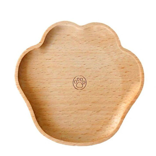 Cute Cat Paw Wooden Coaster