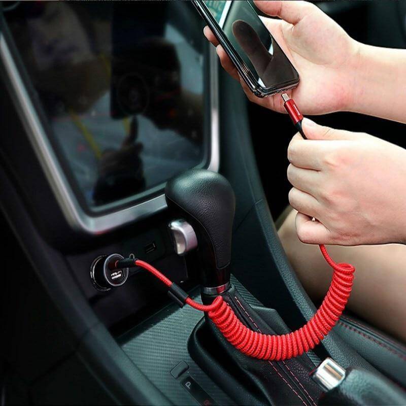 Flexible Fast Charging Phone Car Charger Cable