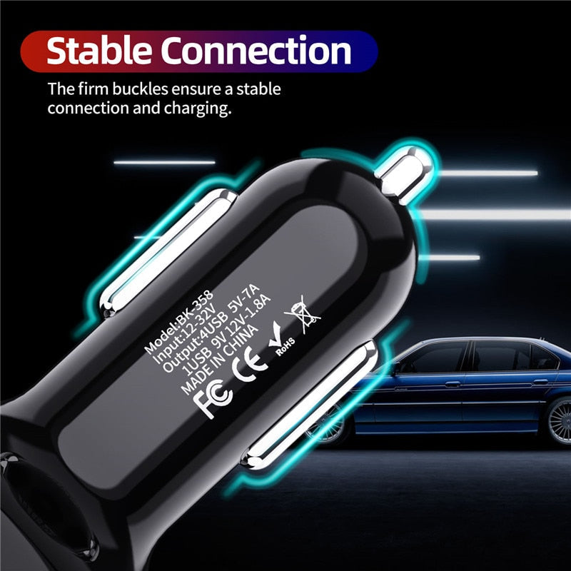 4-Port USB Car Quick Charge - UTILITY5STORE