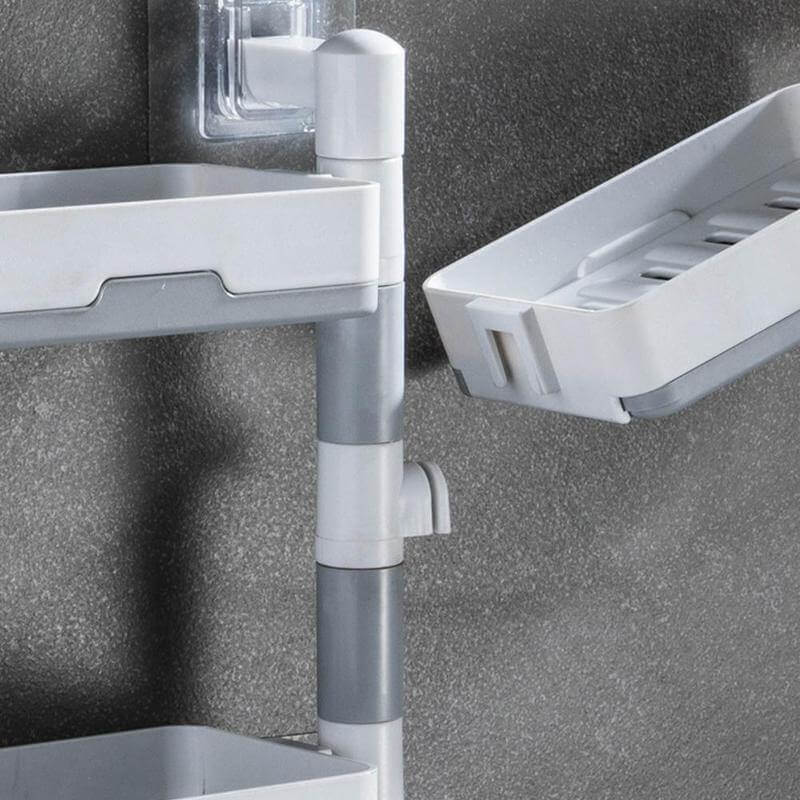 Wall-Mounted Multi Layer Rotatable Soap Holder