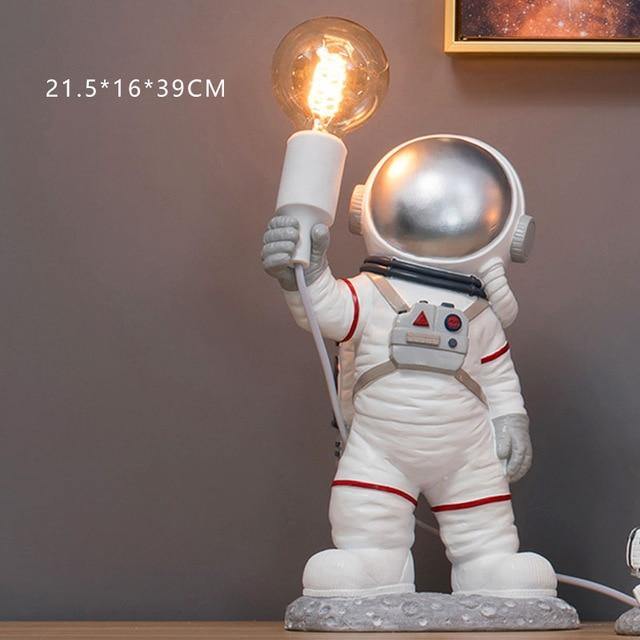 Minimal Resin Astronaut Table Lamps