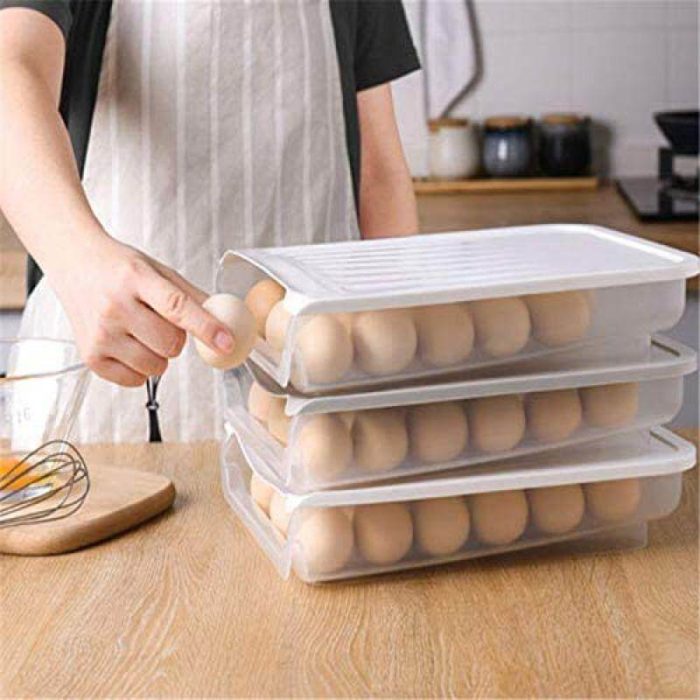 Creative Auto Roll Egg Storage Box