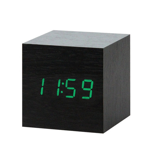 Nordic Digital Led Voice Control Alarm Clock