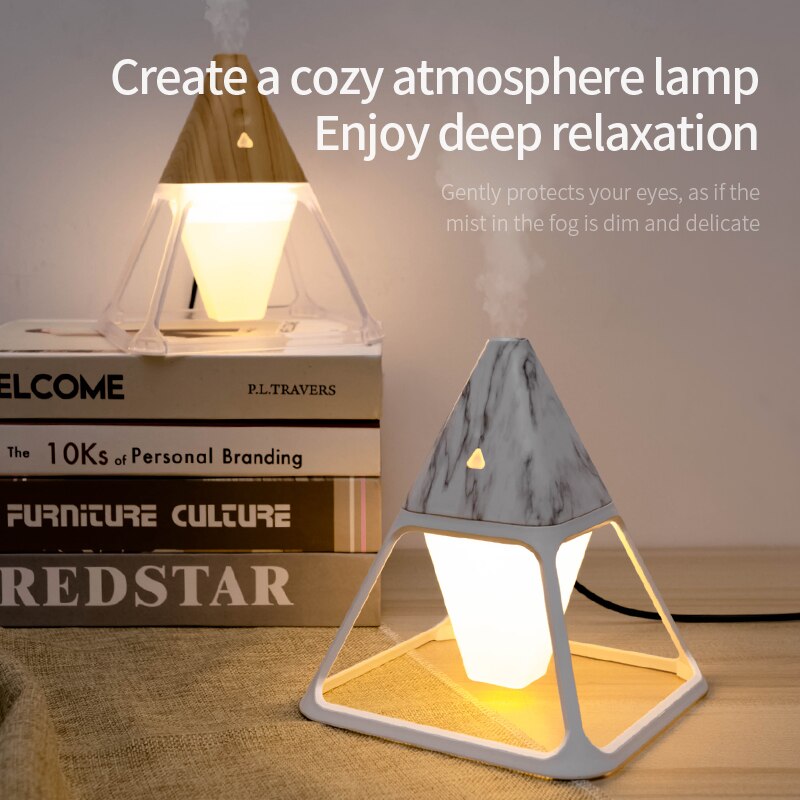 Cool Pyramid Humidifier Night Light