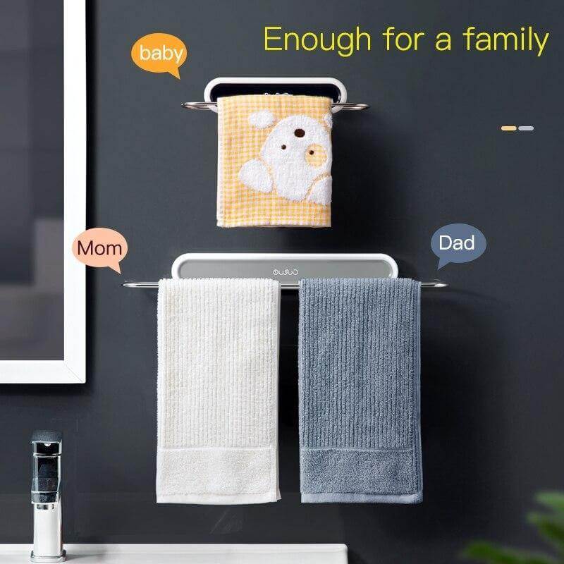 Stainless Steel Wall-Mounted Foldable Towel Hanger