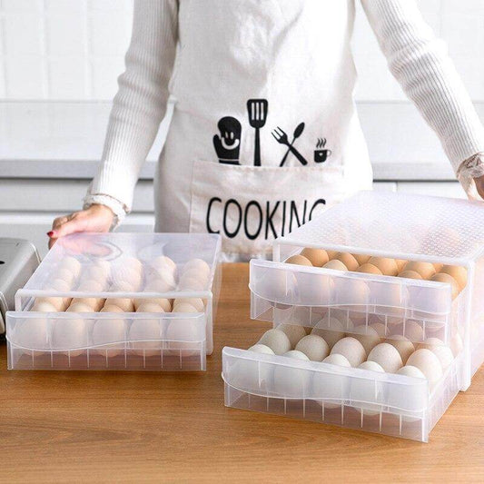 Transparent Egg Storage Drawer Container