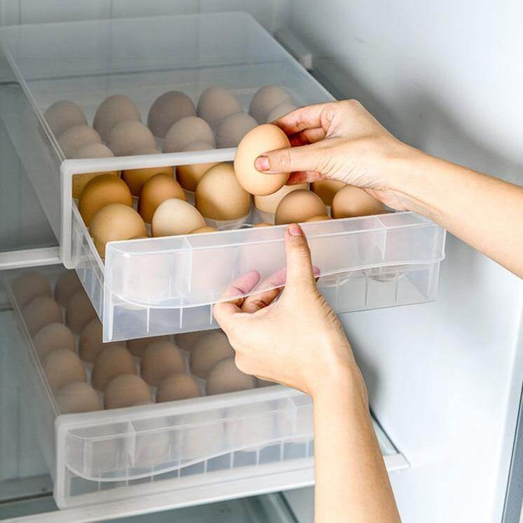 Transparent Egg Storage Drawer Container