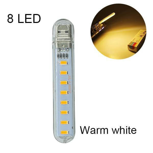 Portable Mini USB LED Reading Light