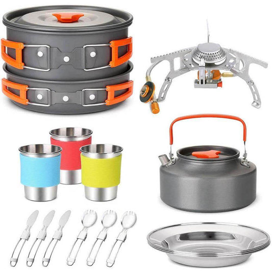 Spider X Camping Stove Set with Cookware