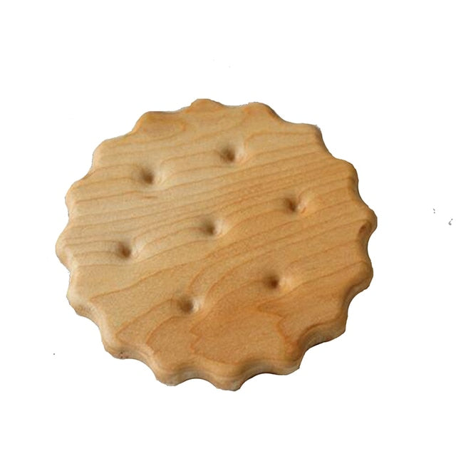 Biscuit Shape Wooden Coaster Placemat