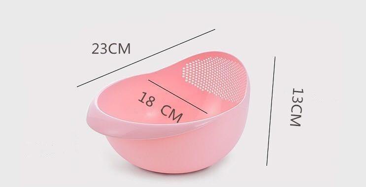 Silicone Rice Bowl Drain Basket