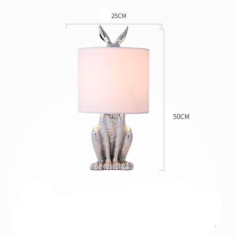 Modern Rabbit Fairytale Resin Table Lamp