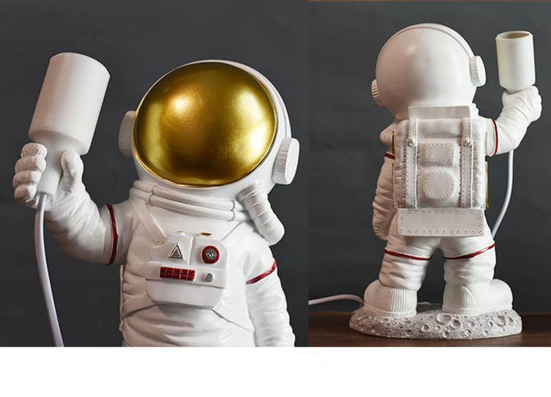 Minimal Resin Astronaut Table Lamps