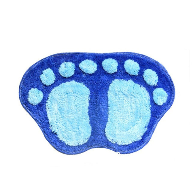 Bear Foot Print Non-Slip Bathroom Mat