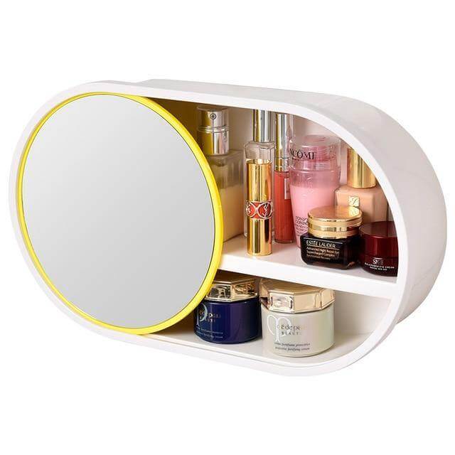 Wall-Mounted Large Capacity Cosmetic Circle Storage Box