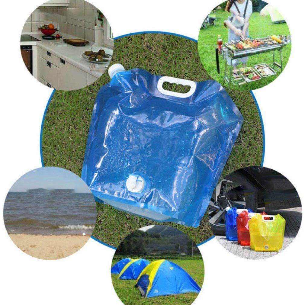 Foldable Outdoor Water Bag With Faucet