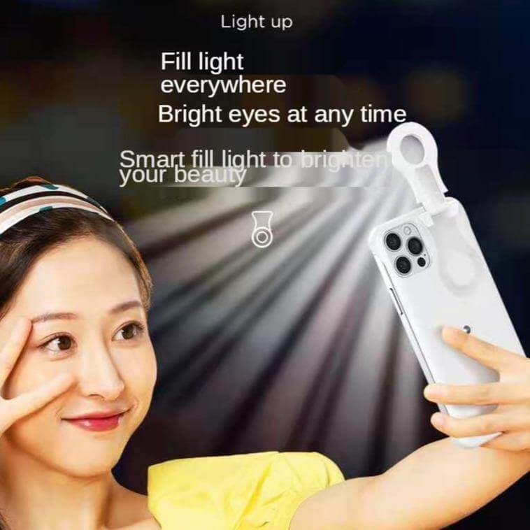 Selfie Light Flip iPhone 12 Shockproof Case