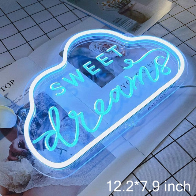 LED Sweet Dreams Neon Sign