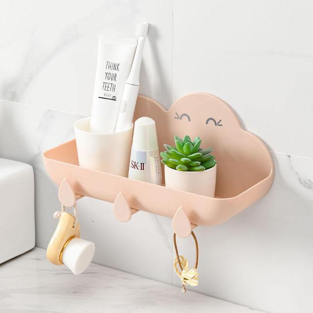 Cloud Cosmetic Bathroom Punch-Free Storage Organizer