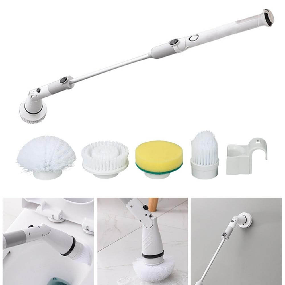 Rotating Bathroom Cleaner Tool Set