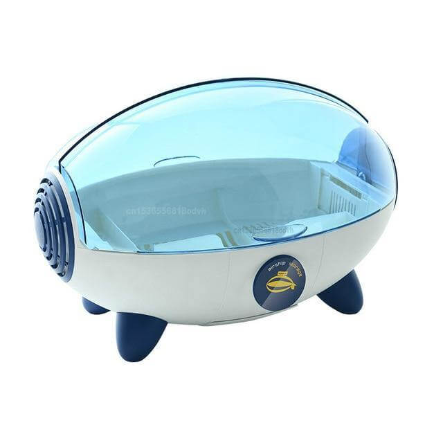 Household Creative Spaceship Dish Dryer and Organizer