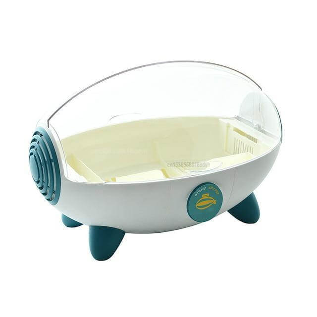 Household Creative Spaceship Dish Dryer and Organizer