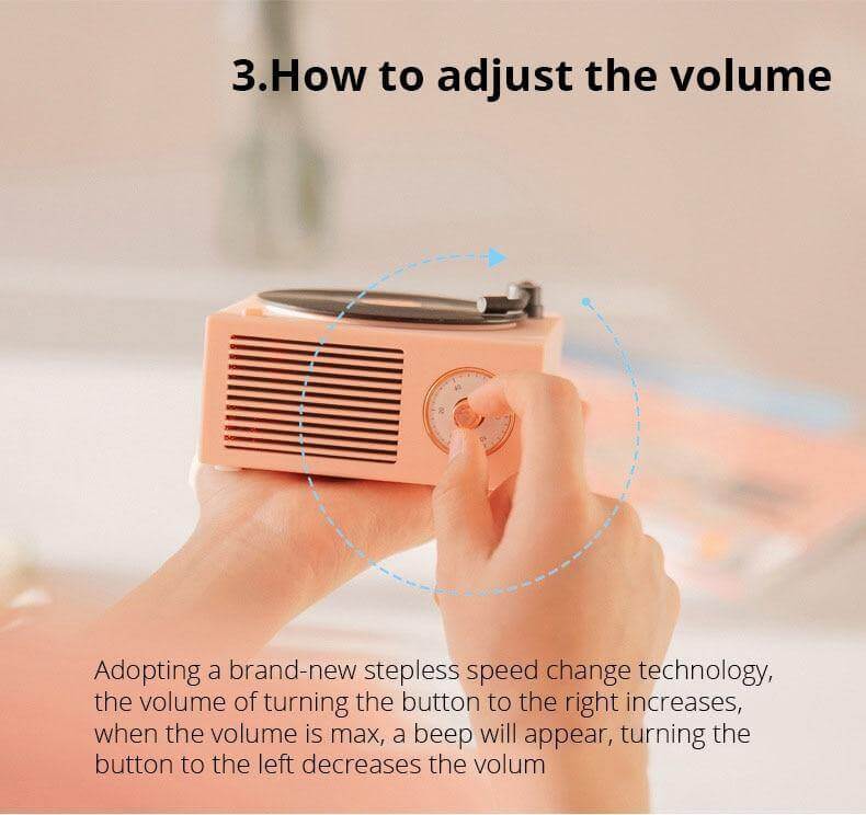 Pastel Vintage Bluetooth Stereo Speaker - UTILITY5STORE