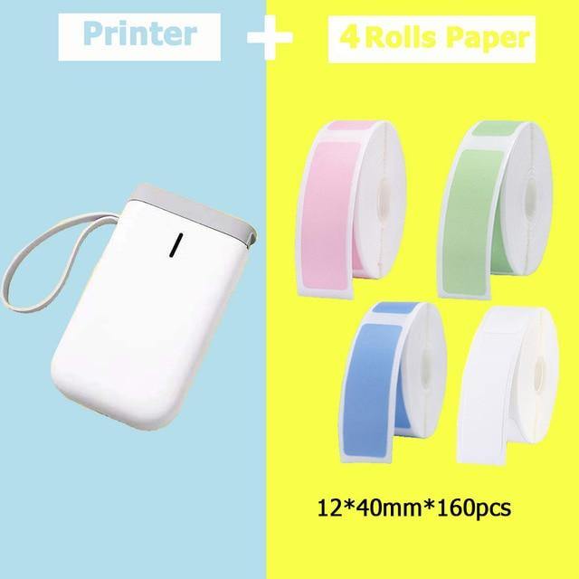 Portable Mini Wireless Label Pocket Printer