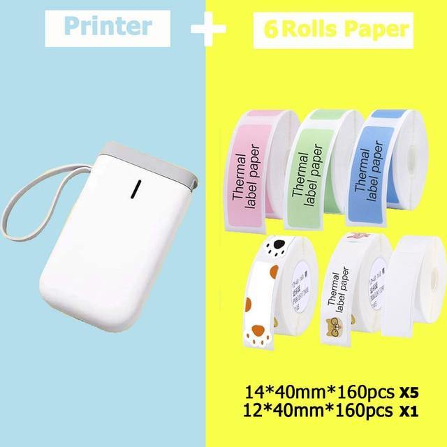 Portable Mini Wireless Label Pocket Printer