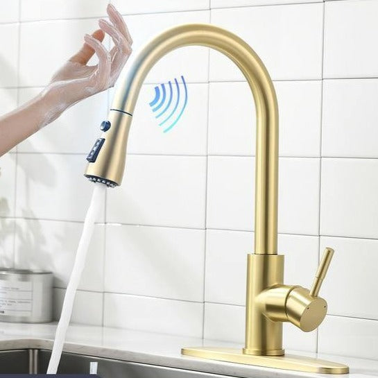 Smart Assistive Touch Control Kitchen Faucet