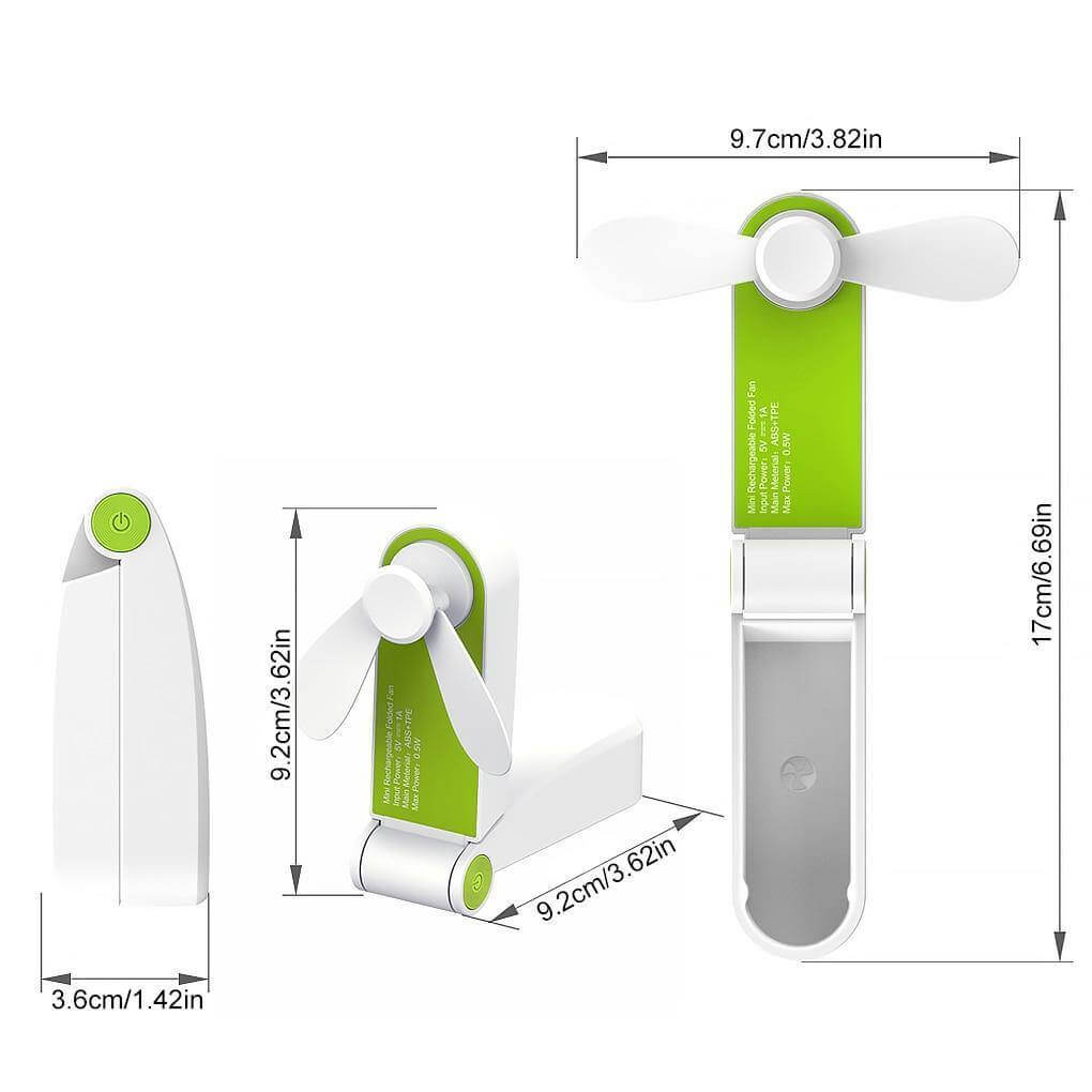 Rechargeable Portable Foldable Mini Fan