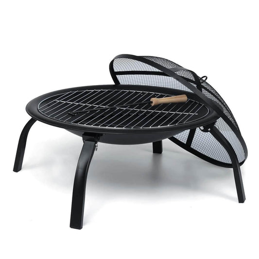Foldable Outdoor Terrace Fire Pit Grill