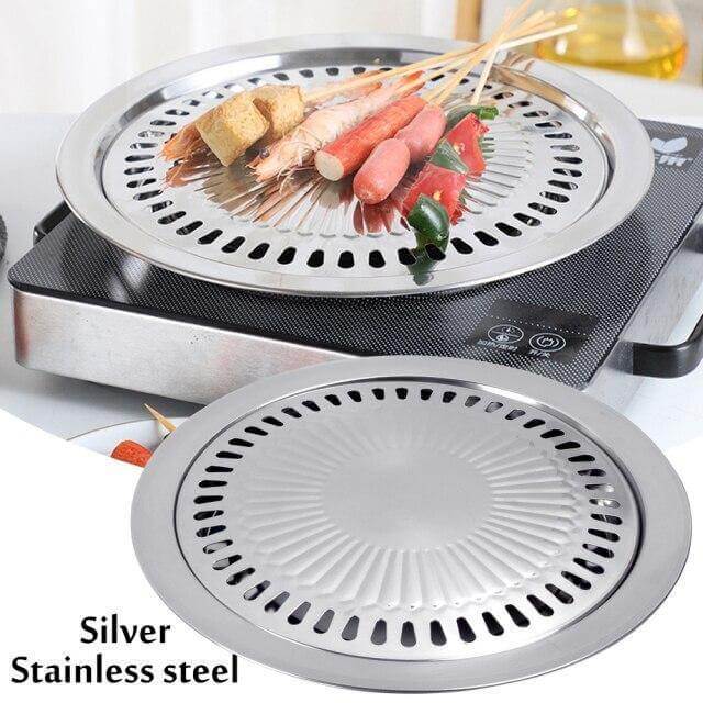 Korean Portable Non-stick BBQ Grill Pan - UTILITY5STORE