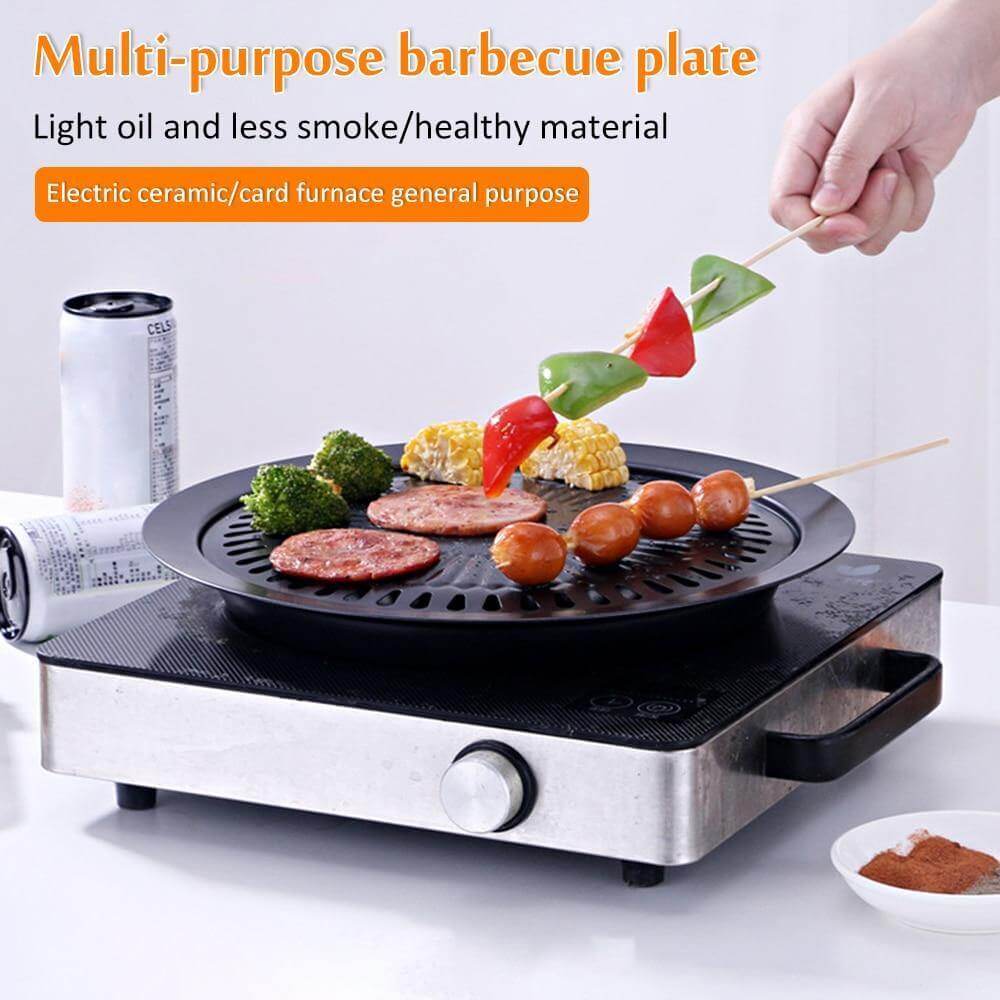 Korean Portable Non-stick BBQ Grill Pan - UTILITY5STORE