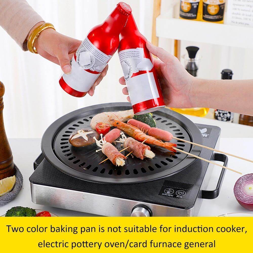 Korean Portable Non-stick BBQ Grill Pan - UTILITY5STORE