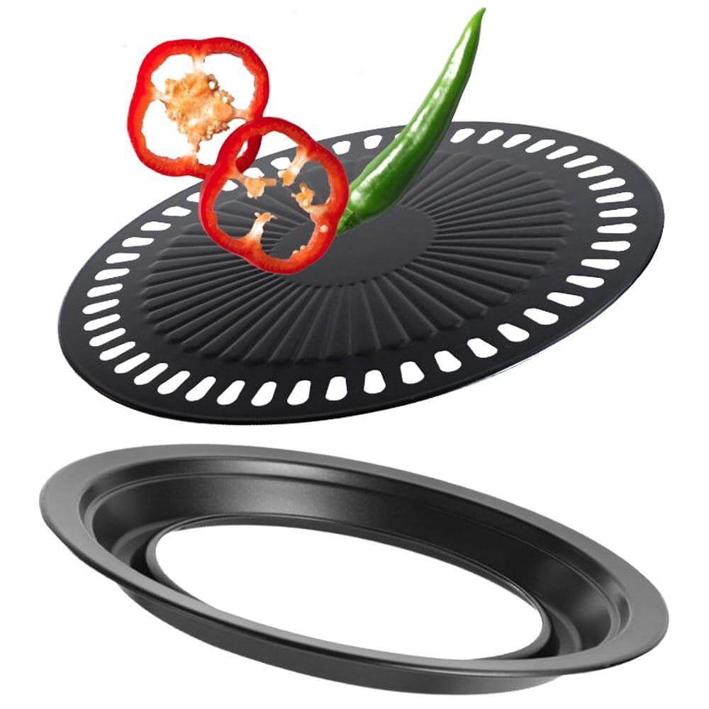 Korean Portable Non-stick BBQ Grill Pan - UTILITY5STORE