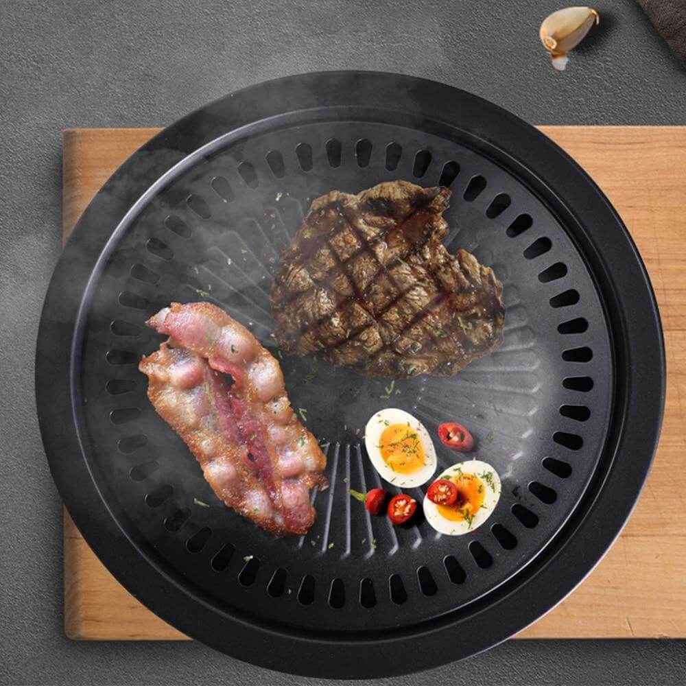 Korean Portable Non-stick BBQ Grill Pan - UTILITY5STORE