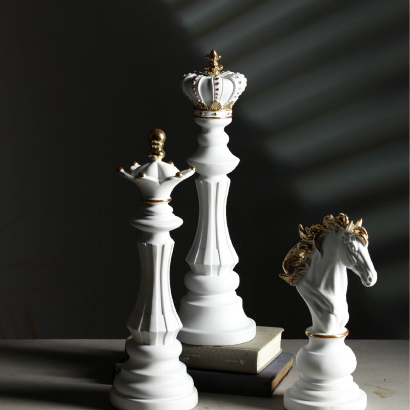 Luxury Chess Statue Home Decor
