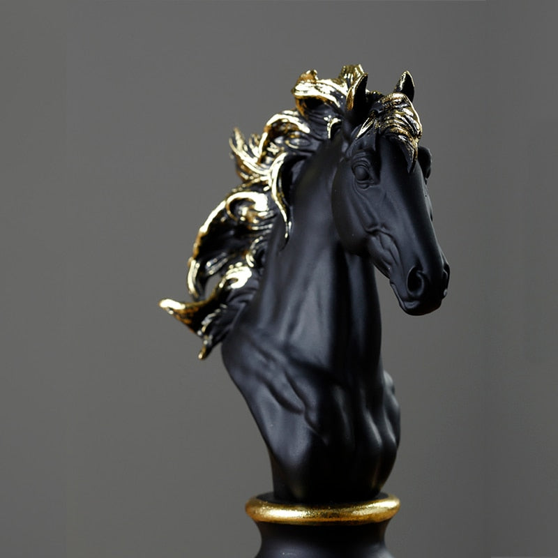 Luxury Chess Statue Home Decor