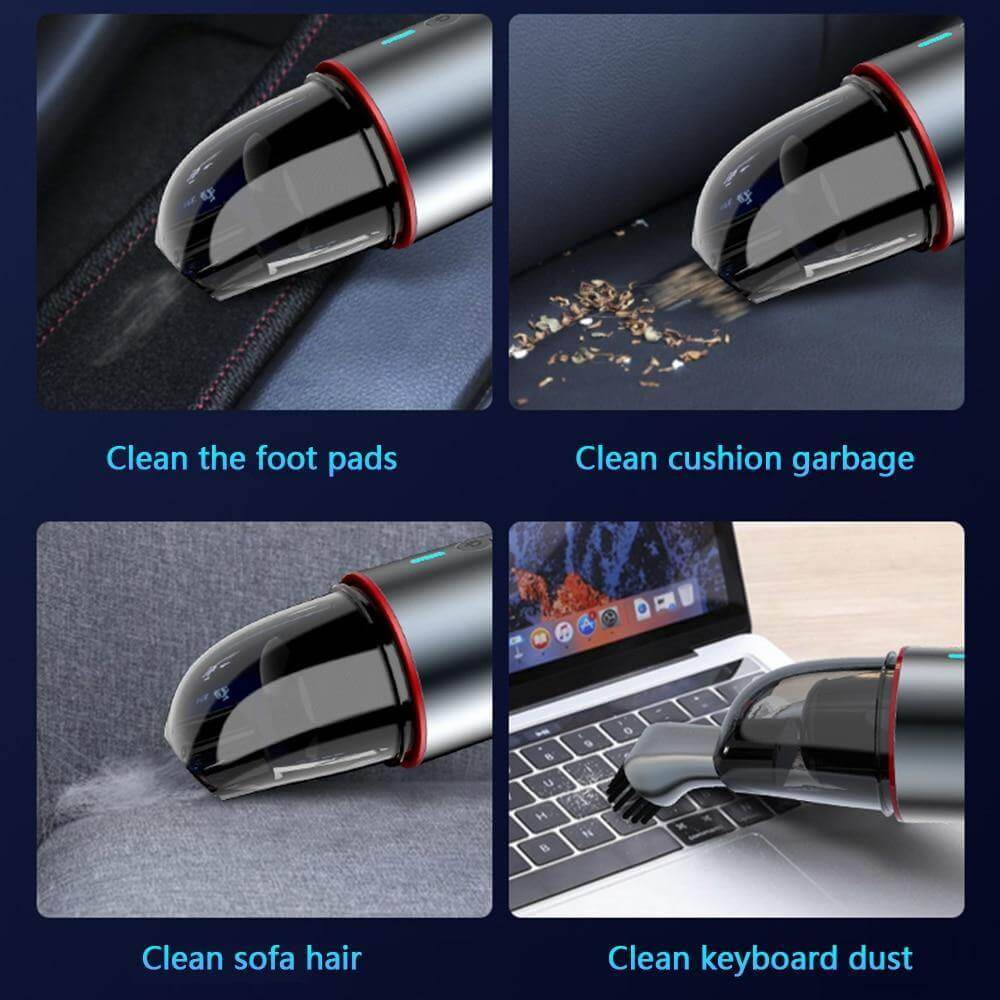 Mini Portable Powerful Wireless Vacuum Car Cleaner