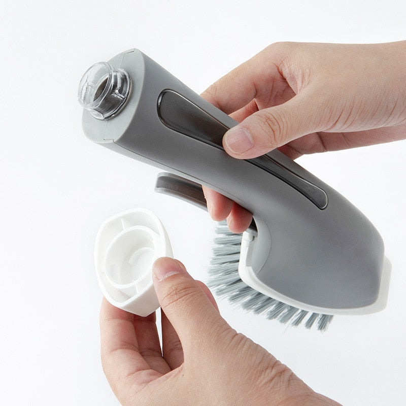 Multi-function Liquid Dispenser Cleaning Brush
