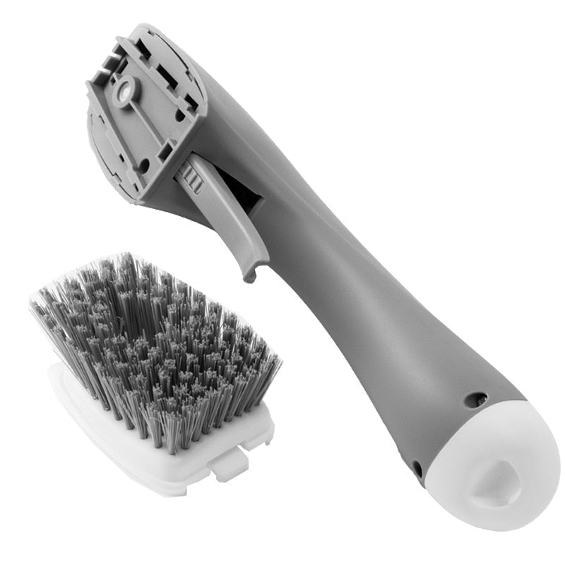 Multi-function Liquid Dispenser Cleaning Brush