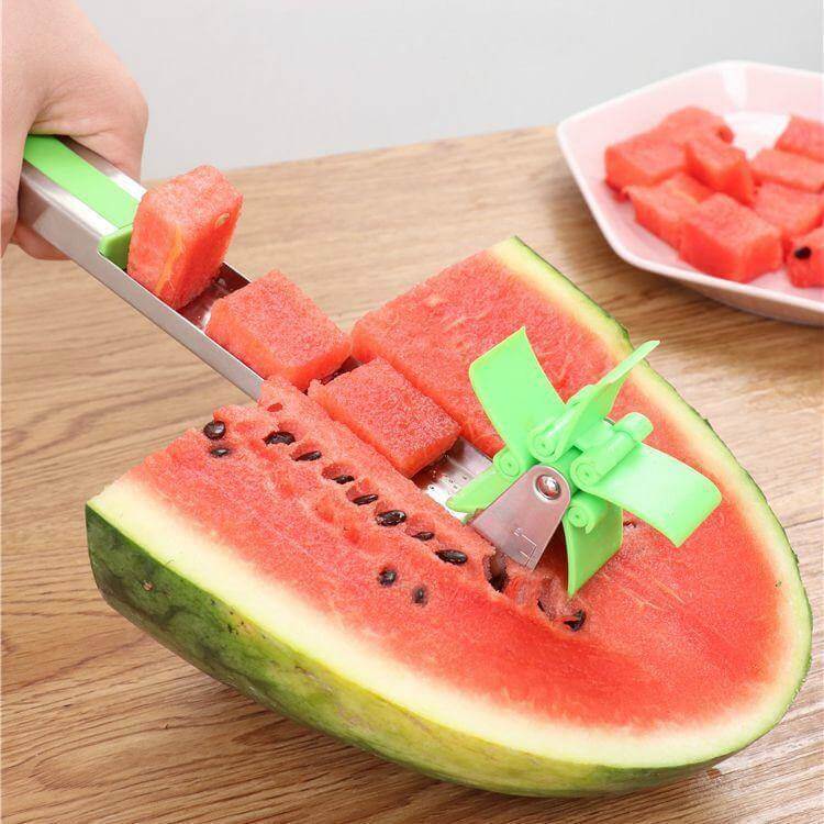 Windmill Stainless Steel Easy Watermelon Slicer